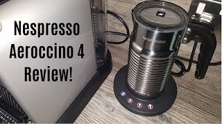 Nespresso Aeroccino 4 Milk Frother Review  Worth upgrading from the Aeroccino 3 [upl. by Selden784]