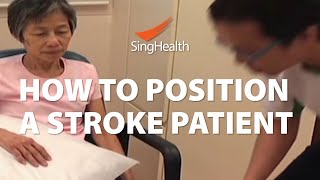 How To Position A Stroke Patient [upl. by Mcgregor736]