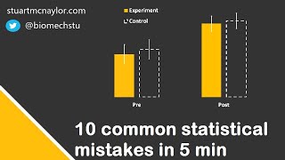 Ten Statistical Mistakes in 5 Min [upl. by Mir]