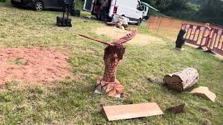 A fabulous range of wooden sculpture at Caerleon festival 2024 [upl. by Babcock857]