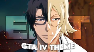 Aizen x Urahara  GTA IV Theme Edit [upl. by Aiciles]